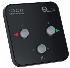 Quick TCD 2022 baş pervanesi kontrol paneli. Switch’li
