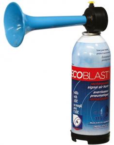 Ecoblast doldurulabilir sprey havalı korna ve pompa seti. 