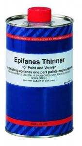 Epifanes tiner, 0,5 litre. Fırça uygulamasında tek komponentli epifanes verniklerde kullanılır.
