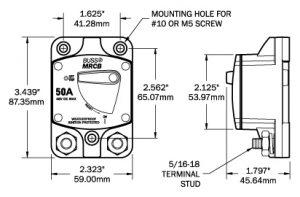 Blue Sea Systems otomatik sigorta. 30 A