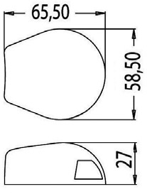 Ledli navigasyon feneri. Güverteye montaj.