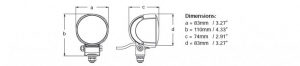 Hella Marine Led Module 70 Mega Beam  Güverte aydınlatma lambası