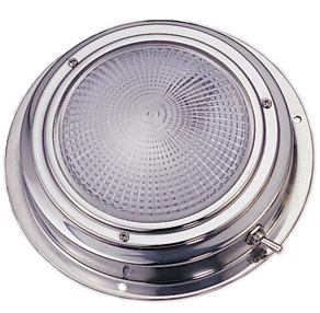 Tavan lambası. Paslanmaz çelik . Ø 140 mm. 12V/15W.