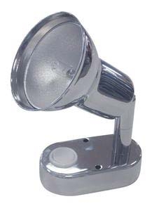 Okuma lambası. Açma kapama düğmeli. 12V/10W halojen ampul.