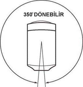 Guest uzaktan kumandalı projektör. Paslanmaz çelik.12V/100W. 4,5mt bağlantı kablosu.