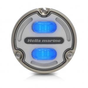 Hella Marine Apelo A2 Bronz Beyaz/Mavi su altı aydınlatma lambası.
