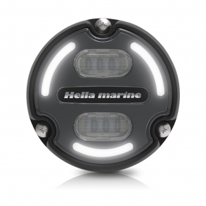 Hella Marine Apelo A2 Beyaz/Mavi su altı aydınlatma lambası.