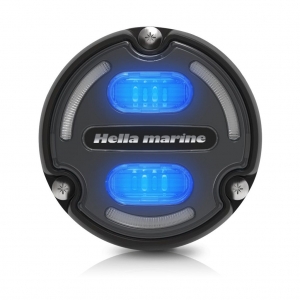 Hella Marine Apelo A2 Beyaz/Mavi su altı aydınlatma lambası.
