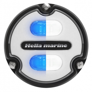 Hella Marine Apelo A1 Beyaz-Mavi su altı aydınlatma lambası.