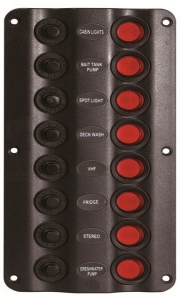 Sigorta paneli. 12V DC 8 li