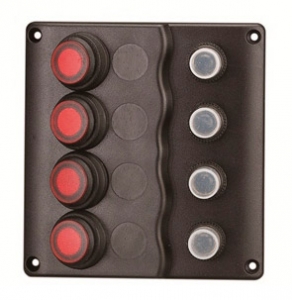 Su geçirmez sigorta paneli. 12V DC