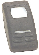 Kapak. 1436430/431/432/433 switchler için Kaymaz, yarı sert siyah poliüretan kaplı yüzey.