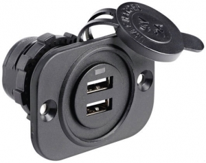 Çiftli USB soket