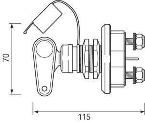 Quick S20C devre kesici. 12/24V. 
