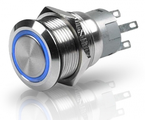 Hella Marine paslanmaz çelik, ledli switch. 12 v