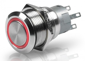 Hella Marine paslanmaz çelik, ledli switch.24v