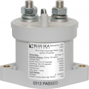 Blue Sea Systems L Serisi solenoid switch. 12/24V.