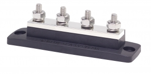 250A 4’lü terminal. 149x38 mm. Negatif veya pozitif devrede kullanılabilir.