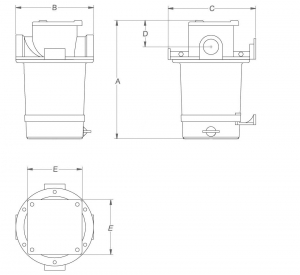 Groco deniz suyu filtresi 3/4“
