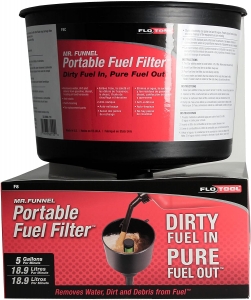 FloTool Mr.Funnel filtreli huni. İletken polipropilen model