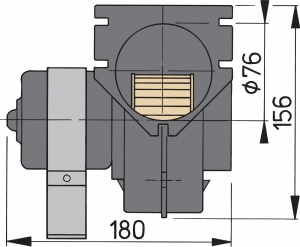 Vetus blower tip Vent76.12v