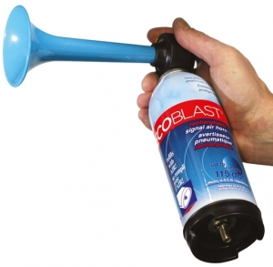 Ecoblast doldurulabilir sprey havalı korna ve pompa seti. 