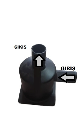 Susturucu Kazan Tipi   Giriş 102 Çıkış 102 Mm
