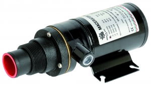Macerator. 45 lt/dak. Kapasite. Giriş ø 38 mm, çıkış ø 25 mm.