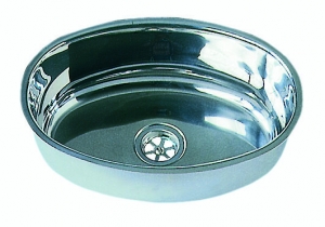 Eviye, oval, paslanmaz çelik.
