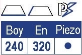 Smev 8621 serisi tek gözlü, gazlı, gömme ocak