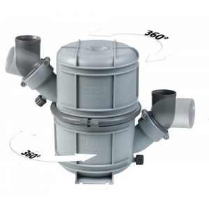 Waterlock. 75 mm iç çaplı egzoz hortumlarına uygundur. Su kapasitesi 10 litre’dir.