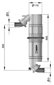Vetus Muffler/Goose Neck, Tip NLPG