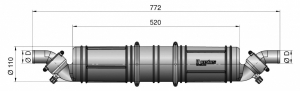 Vetus Waterlock/Muffler, Tip NLP3