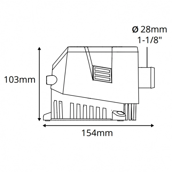 Attwood Sahara Mk2 Sintine Pompası 1200/ 12v