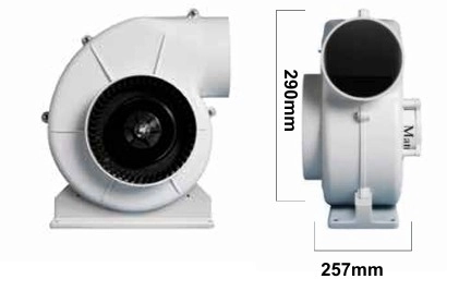 Matromarıne Salyangoz Blower Flex Ø110mm 12v 550m3