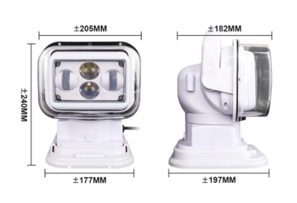 Projektör Uzaktan Kumandalı 60W 12-24v Led