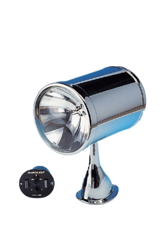 Jabsco 7”  Motorlu, Uzaktan Kumandalı Krom Projektör 12 Volt
