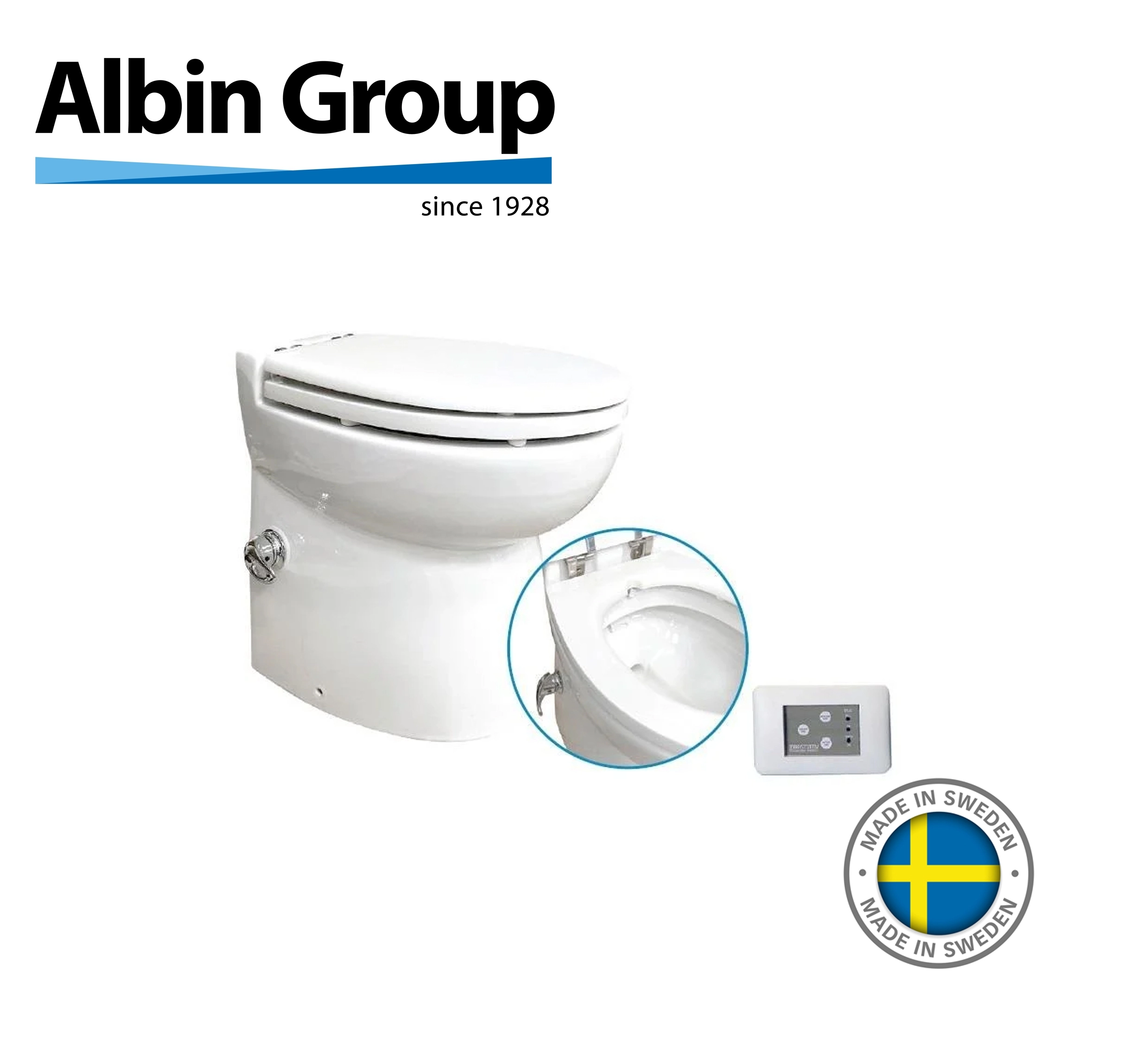 Albin Pump Delüx Tuvalet 24v taharat musluklu 