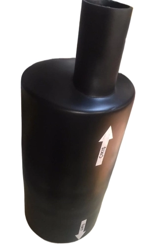 Susturucu Boru Tipi Giriş 127 Çıkış 127 Mm