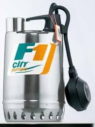 İtalyan City Pumps Paslanmaz Flatörlü Drenaj Dalgıç Pompaları F1 30M