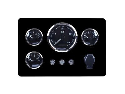 Siyah Motor Gösterge Paneli