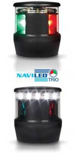 Hella Marine NaviLED üç renkli, demir fenerli seyir feneri, 2 NM. Multivolt™ 8-28V DC. 
