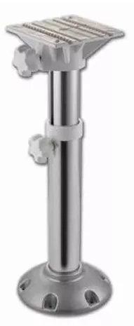 Koltuk Ayağı Teleskopik Gri-Beyaz 51-78cm