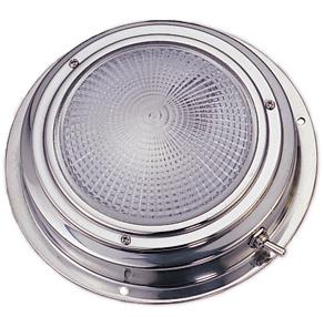 Tavan lambası. Paslanmaz çelik . Ø 140 mm. 12V/15W.