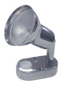 Okuma lambası. Açma kapama düğmeli. 12V/10W halojen ampul.