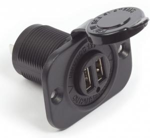 Blue Sea Systems çiftli USB şarj soketi.