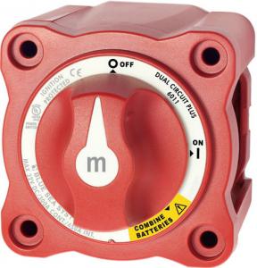 Blue Sea Systems M-Serisi Dual Circuit Plus ™akü şalteri
