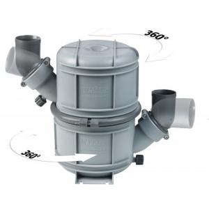 Waterlock. 90 mm iç çaplı egzoz hortumlarına uygundur. Su kapasitesi 10 litre’dir.