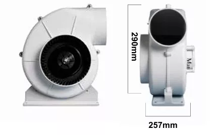 Matromarıne Salyangoz Blower Flex Ø110mm 12v 550m3