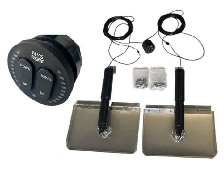 Elektrikli Flap Takım 12 V  (8-11 Mt Arası Tekneler İçin )